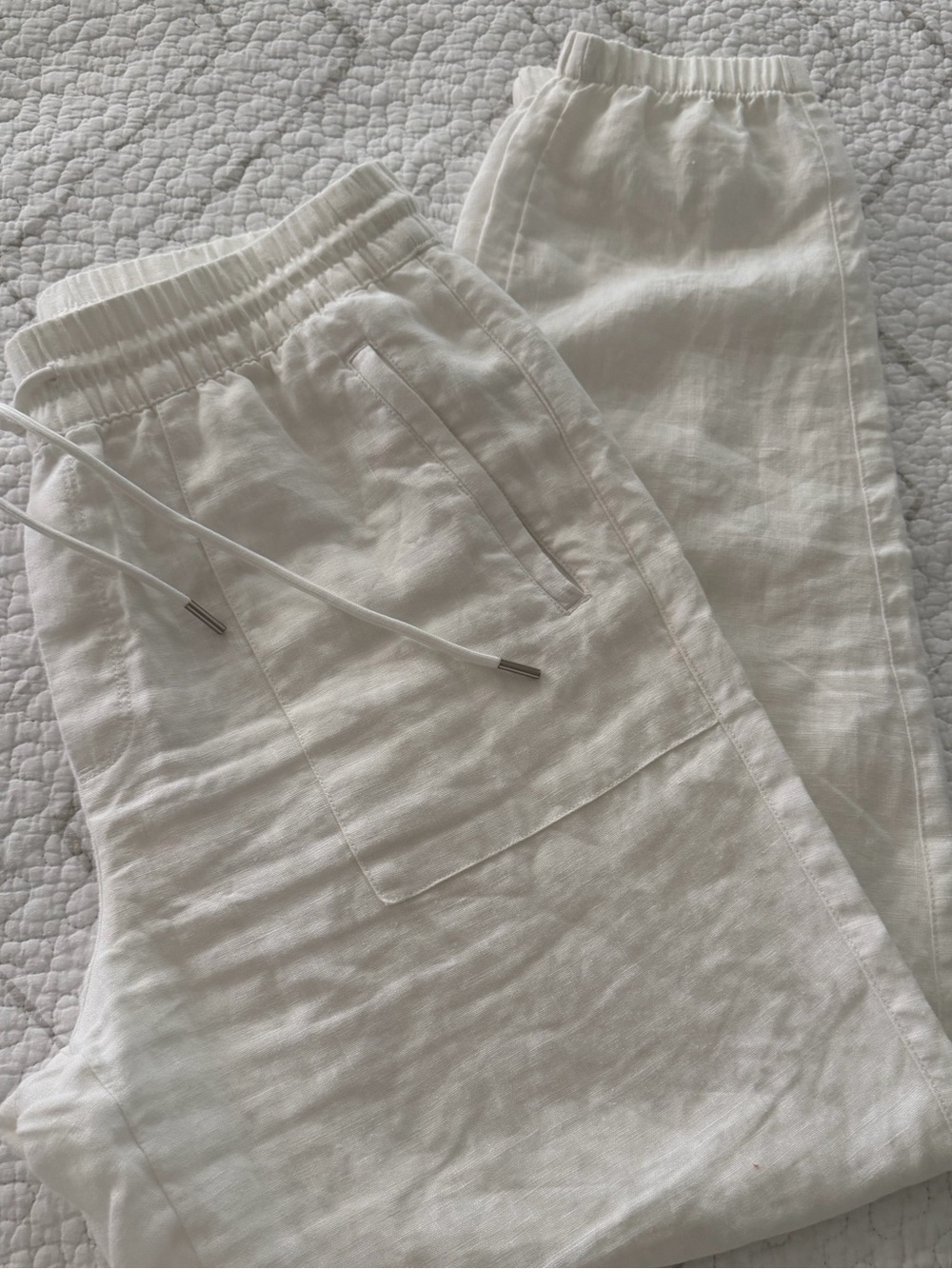 Athleta Cabo Jogger White Size: Medium Tall